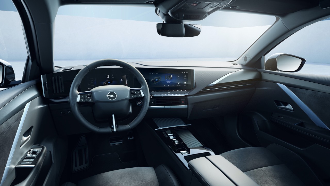 Opel, Astra, Hatchback, Híbrido, Interior, Salpicadero, Panel Puro